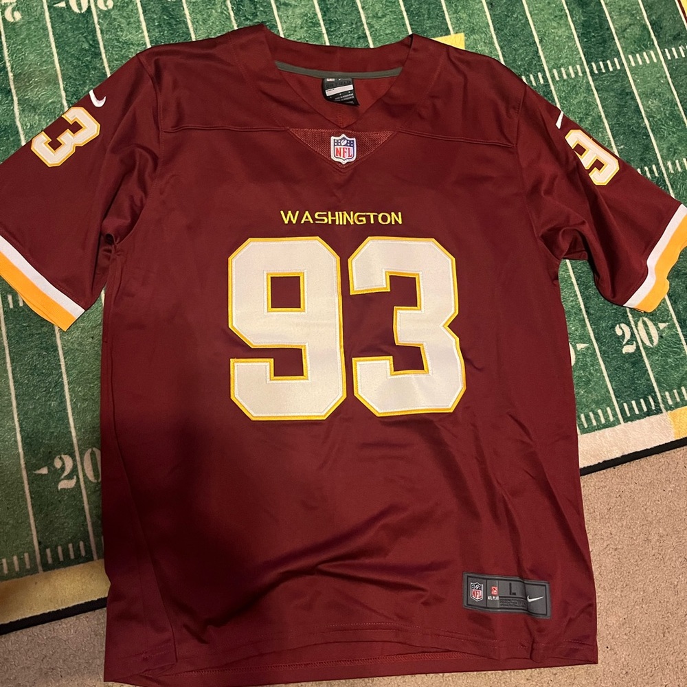 Nike Washington Commanders Jonathan Allen # 93 jersey